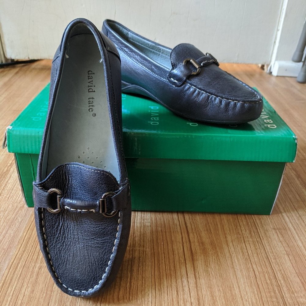 David Tate Women's Blue Sable Loafer 8.5 WW